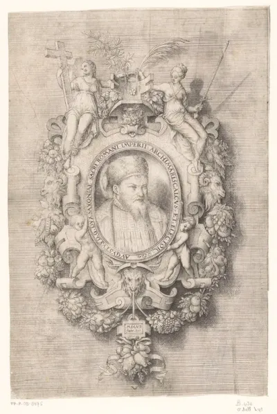 Portret van Augustus, keurvorst van Saksen