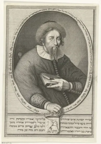 Portret van Aye Juda Löb Kalisch