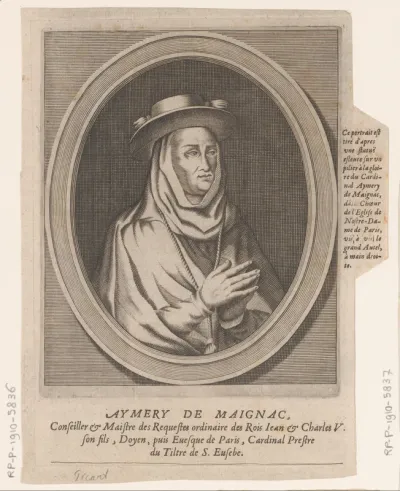 Portret van Aymery de Maignac
