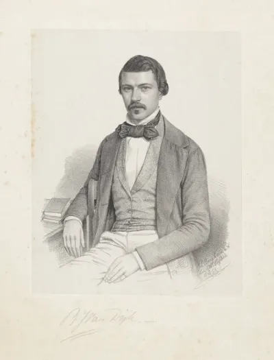 Portret van B.J. van Dijk