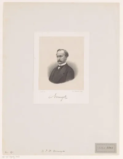 Portret van B.P.W. Verweijde