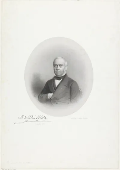 Portret van B. van den Velden