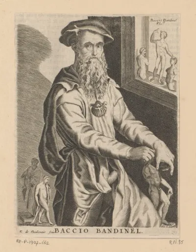 Portret van Baccio Bandinelli