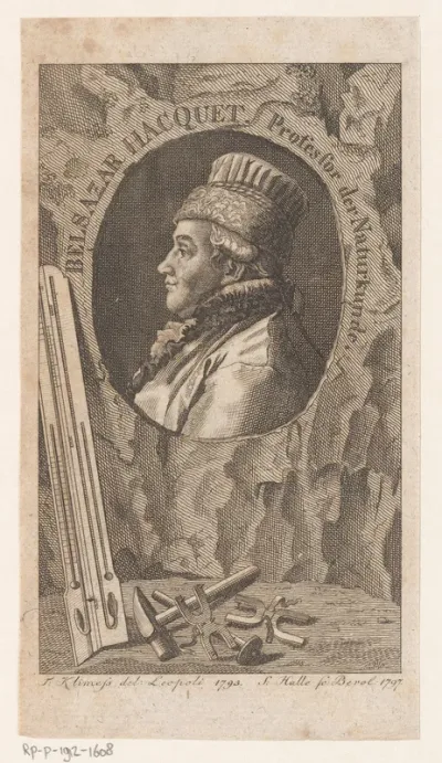 Portret van Balthasar Hacquet