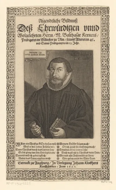 Portret van Balthasar Kerner