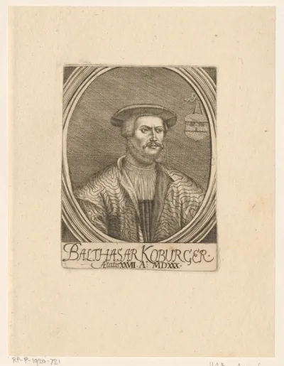 Portret van Balthasar Koburger