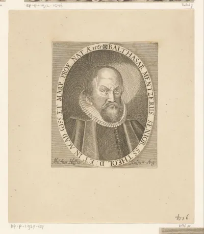 Portret van Balthasar Mentzer I
