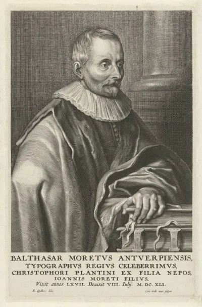 Portret van Balthasar Moretus