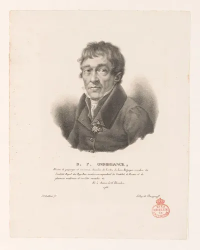 Portret van Balthasar Paul Ommeganck