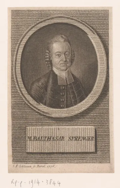 Portret van Balthasar Sprenger