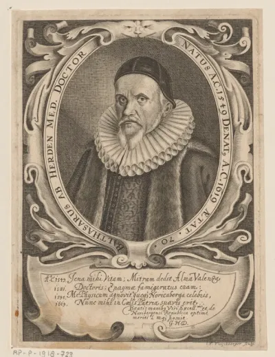 Portret van Balthasar von Herden