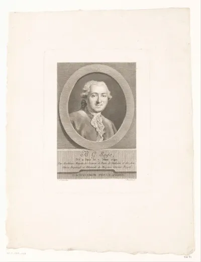 Portret van Balthazar Georges Sage