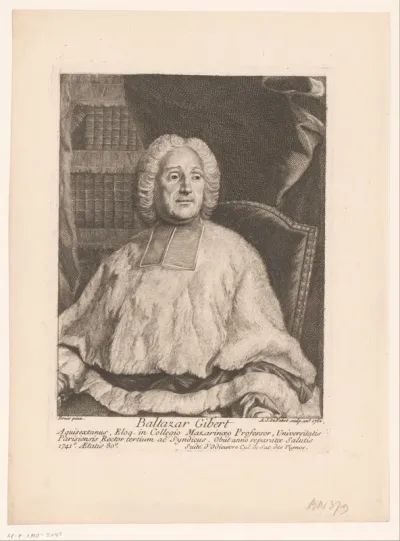 Portret van Balthazar Gibert