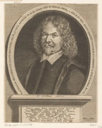 Portret van Balthazar Mentzer II