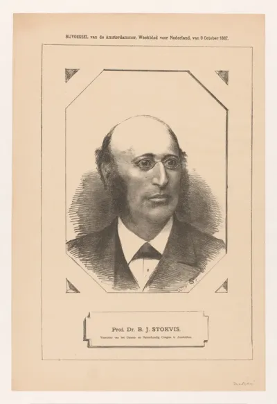 Portret van Barend Joseph Stokvis