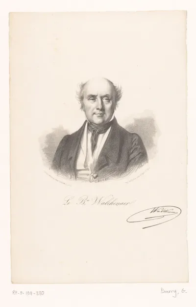 Portret van baron Charles Athanase Walckenaer