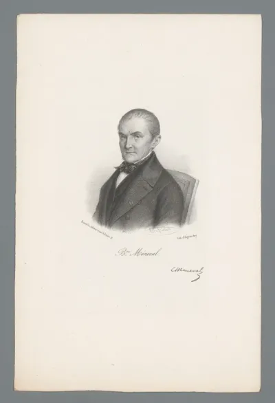 Portret van baron Claude François de Méneval