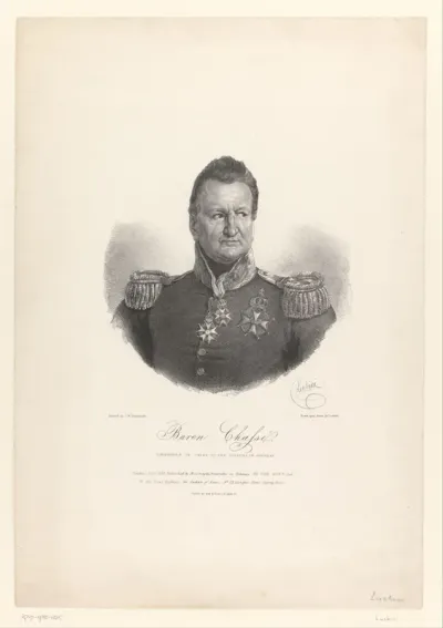 Portret van baron David Hendrik Chassé