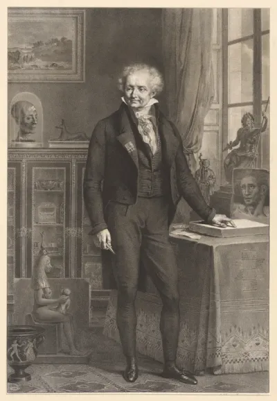 Portret van baron Dominique Vivant Denon