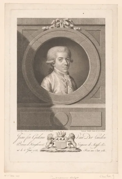 Portret van baron Johan Joseph Ghislain van der Linden