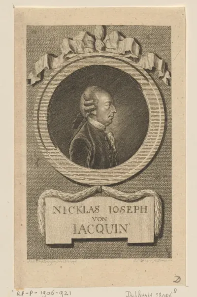 Portret van baron Nikolaus Joseph von Jacquin