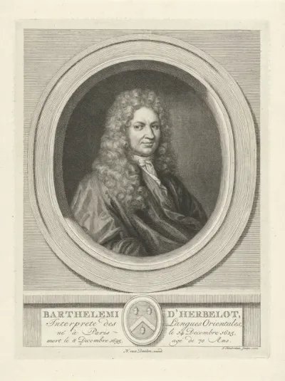 Portret van Barthélemy d'Herbelot