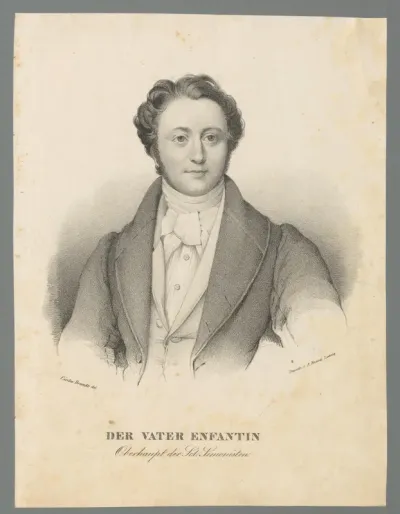 Portret van Barthélemy-Prosper Enfantin