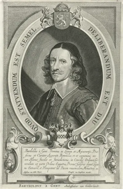 Portret van Barthold van Gent, graaf van Loenen en Meynerswijck