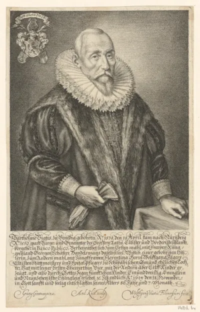Portret van Bartholomaeus Viatis