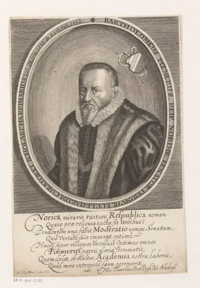 Portret van Bartholomäus Pömer