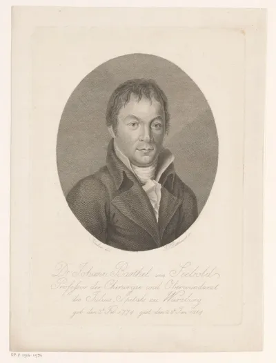 Portret van Bartholomäus von Siebold