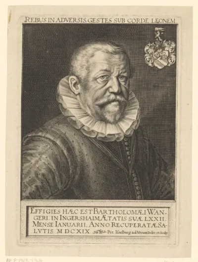 Portret van Bartholomaüs Wanger