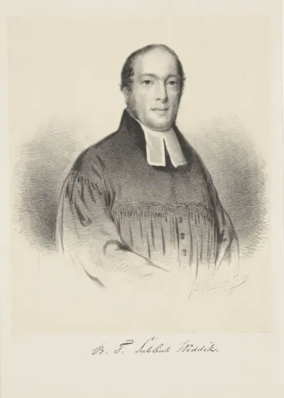 Portret van Bartholomeus Theodus Lublink Weddik