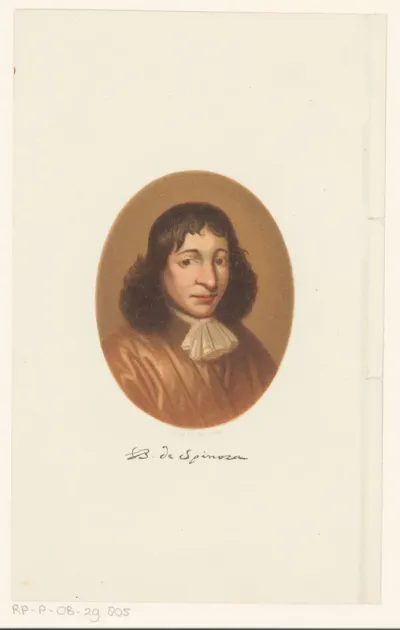 Portret van Baruch de Spinoza