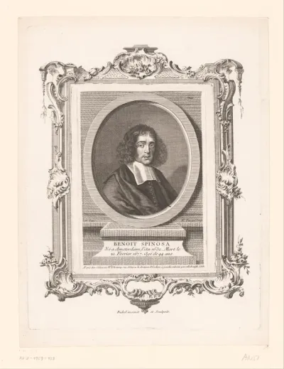 Portret van Baruch Spinoza