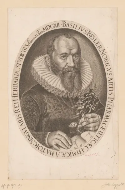 Portret van Basilius Besler