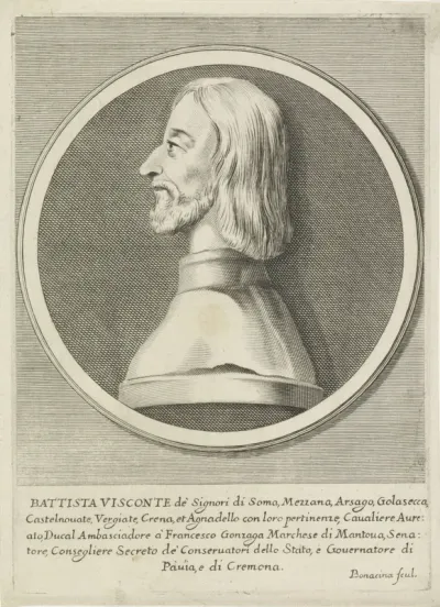 Portret van Battista Visconti