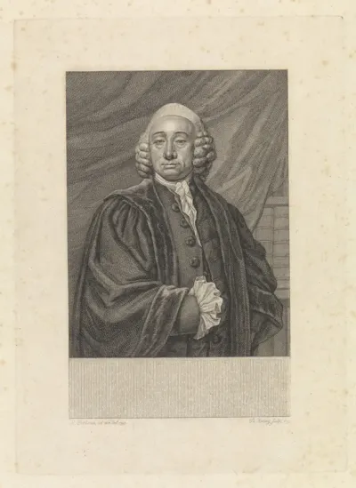 Portret van Bavius Voorda