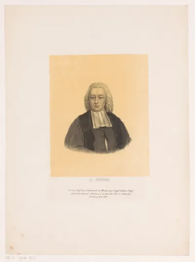 Portret van Bavius Voorda