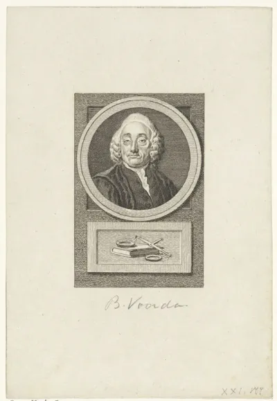 Portret van Bavius Voorda