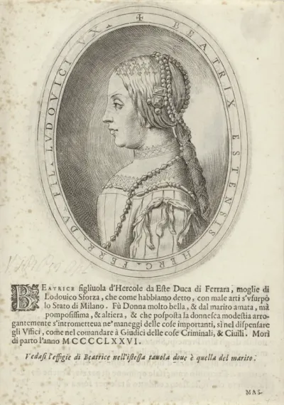 Portret van Beatrice d'Este
