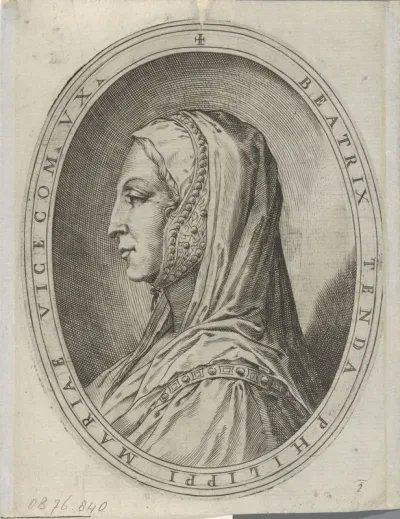 Portret van Beatrice di Tenda