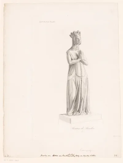 Portret van Béatrix van Bourbon