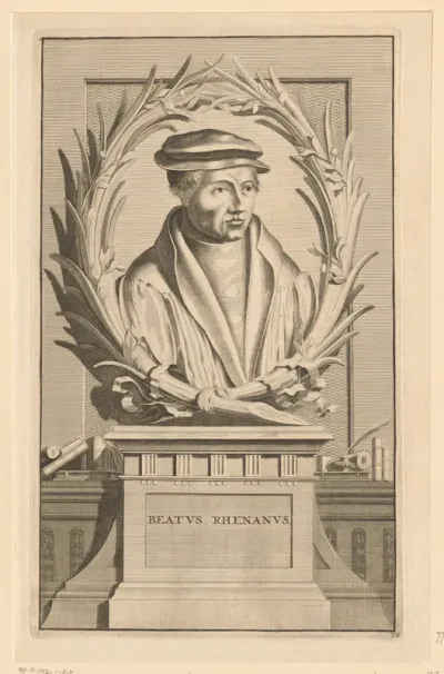 Portret van Beatus Rhenanus