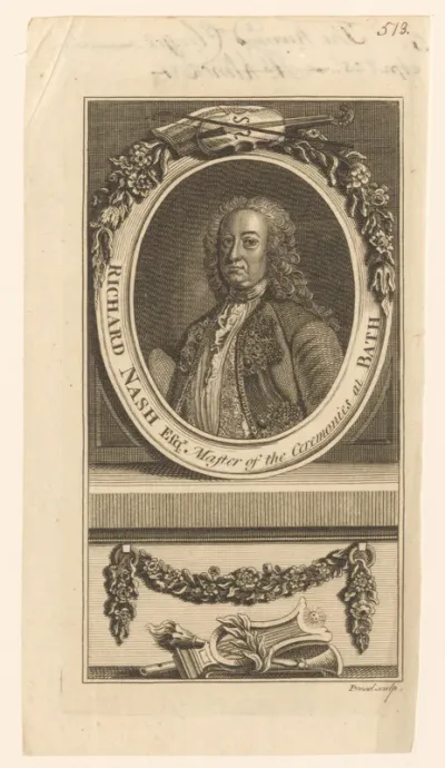 Portret van Beau Nash