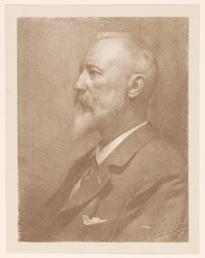Portret van beeldhouwer Bart van Hove