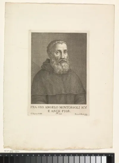Portret van beeldhouwer Giovanni Angelo Montorsoli
