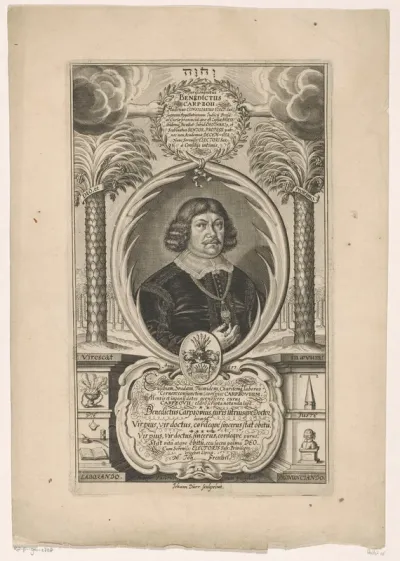 Portret van Benedict Carpzov