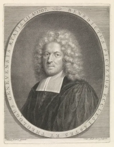 Portret van Benedict Pictet op 52-jarige leeftijd