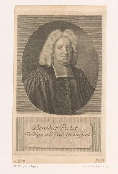 Portret van Benedict Pictet
